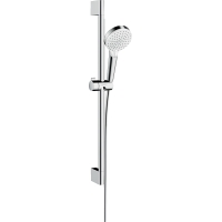 Set dus cu bara Hansgrohe Crometta Vario 100 alb-crom