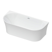 Cada freestanding BTW Duravit Durasenja 170x80cm alba