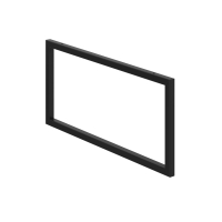 Set picioare pentru mobilier Defra Modica 43  negru mat
