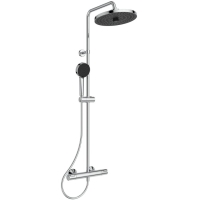 Coloana de dus cu termostat Ideal Standard Ceratherm T25+ si palarie Round 260mm  crom lucios