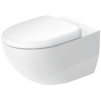 Set vas wc suspendat Duravit Architec Rimless  cu capac soft close  alb
