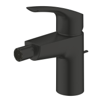 Baterie bideu Grohe Eurosmart New  negru mat
