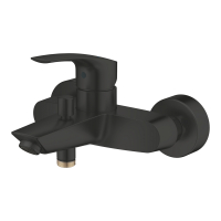 Baterie cada dus Grohe Eurosmart New  negru mat