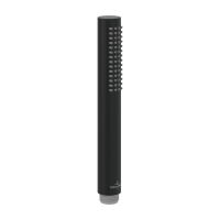 Para dus Villeroy&Boch Verve rotunda 1 jet, negru mat