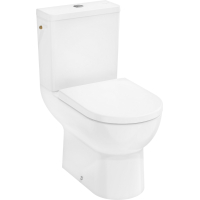Set vas WC stativ HansGrohe Gladelake S Rimless Aquafall, cu capac inchidere lenta, alb
