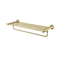 Suport prosop cu polita FDesign Lacrima bronz antichizat
