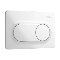 Clapeta de actionare HansGrohe iFrame Original S66002450, alb lucios