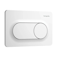Clapeta de actionare HansGrohe iFrame Original S 66002700, alb mat