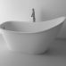 Cada freestanding Cast Marble Bergamo 158x73 alba