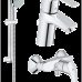Set baterii dus Grohe Eurosmart S-size