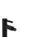 Baterie bideu Hansgrohe Finoris  ventil push-open  negru mat