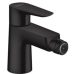 Baterie bideu HansGrohe Talis E negru mat