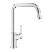 Baterie bucatarie Grohe Eurosmart  cu pipa inalta crom lucios