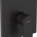 Baterie dus Hansgrohe Vernis Shape montaj incastrat negru mat