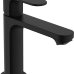 Baterie lavoar Hansgrohe Rebris S 110 ventil pop-up negru mat