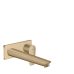 Baterie lavoar perete HansGrohe Talis E pipa 225mm bronz antichizat