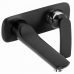 Baterie lavoar perete Kludi Balance negru mat pipa 185mm