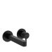 Baterie lavoar perete Hansgrohe Finoris  pipa 168mm  negru mat