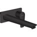 Baterie lavoar perete HansGrohe Talis E pipa 225mm  negru mat