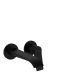 Baterie lavoar perete Hansgrohe Vivenis pipa 192mm negru mat