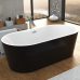 cada Comodo 185x90 negru alb