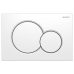 Clapeta Geberit Sigma 01 alb alpin