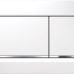Clapeta Geberit Sigma 30 alb/crom/alb