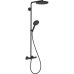 Coloana de dus HansGrohe Raindance Select S240 negru mat