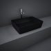 Lavoar dreptunghiular Rak Feeling 50x36cm negru mat