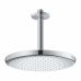 Palarie cu brat dus din tavan Grohe Tempesta 250 Mono Round crom lucios