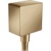 Racord furtun dus HansGrohe FixFit Square bronz antichizat
