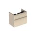 Set mobilier cu 2 sertare Geberit Smyle Square 90cm gri nisip