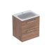 Set mobilier cu 2 sertare Geberit Selnova Square 60cm nuc