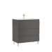 Set mobilier stativ cu 3 sertare Gala Daily cu lavoar 80cm