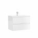 Set mobilier suspendat cu 2 sertare Gala Daily cu lavoar 80cm