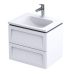 Set mobilier suspendat Oristo Beryl 60cm 2 sertare alb mat